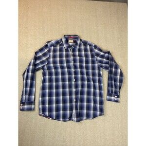 Tommy Bahama Jeans Island Crafted Shirt Mens Size Large L Long Sleeve Button Up